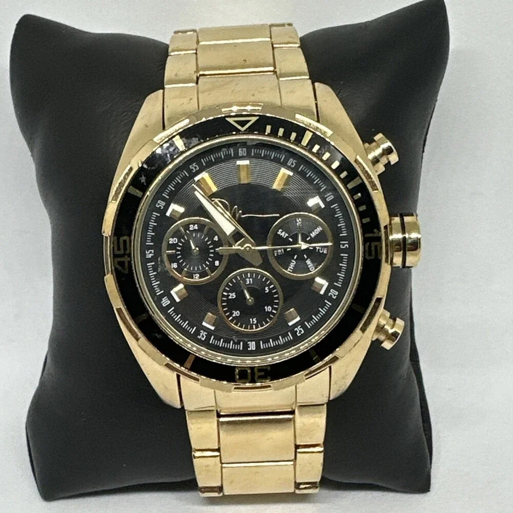 Marc Anthony FMDMA137 Men's Gold Stainless Steel Analog Dial Quartz Watch HME644